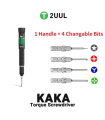 2UUL KAKA Torque Screwdriver Set Magnetic with 5 bits for electronics repairs