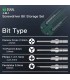 2UUL KAKA Torque Screwdriver Set Magnetic with 5 bits for electronics repairs