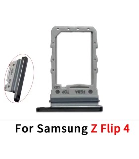 for Samsung Galaxy Z Flip 4 Replacement Sim Tray simtray Holder Slot (Black)