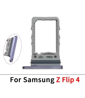 for Samsung Galaxy Z Flip 4 Replacement Sim Tray simtray Holder Slot (Purple)