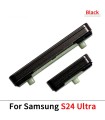 Galaxy S24 Ultra Power on off Volume Hard Buttons Side External Keys Black Grey