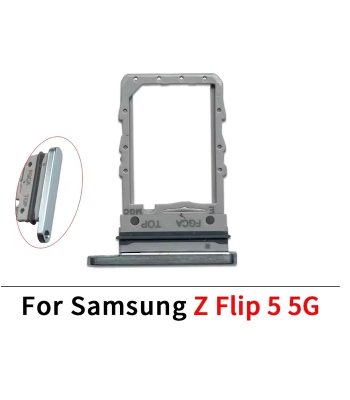 for Samsung Galaxy Z Flip 5 Replacement Sim Tray simtray Holder Slot (Blue)