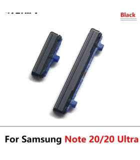 for Samsung Galaxy Note 20 N980 N986 Ultra on off Power Volume Buttons Black