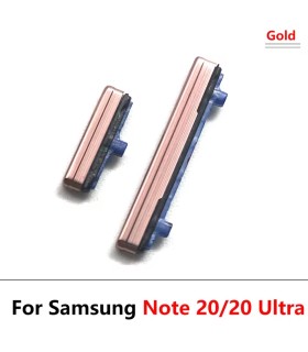 for Samsung Galaxy Note 20 N980 N986 Ultra on off Power Volume Buttons Rose gold