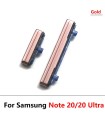 for Samsung Galaxy Note 20 N980 N986 Ultra on off Power Volume Buttons Rose gold
