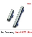 for Samsung Galaxy Note 20 N980 N986 Ultra on off Power Volume Buttons Rose green