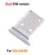 for Samsung Galaxy S26 Ultra SM S948B Dual SIM Card Tray Simtray Simcard Silver white