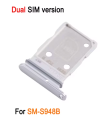 for Samsung Galaxy S26 Ultra SM S948B Dual SIM Card Tray Simtray Simcard Silver white