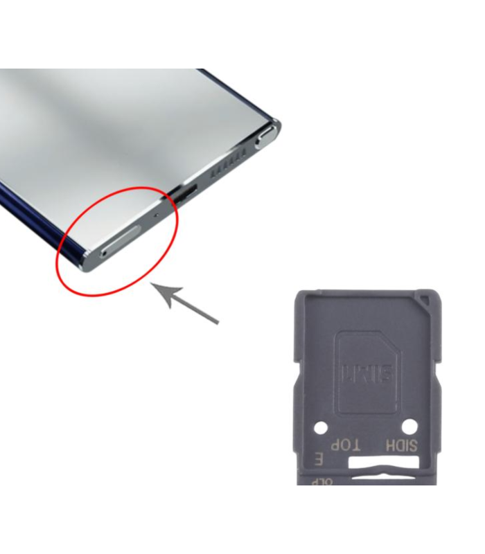for Samsung Galaxy S26 Ultra SM S948B Dual SIM Card Tray Simtray Simcard Silver white