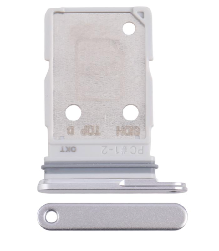 for Samsung Galaxy S26 Ultra SM S948B Dual SIM Card Tray Simtray Simcard Silver white