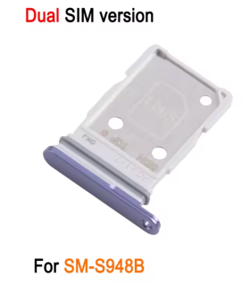 for Samsung Galaxy S26 Ultra SM S948B Dual SIM Card Tray Simtray Simcard Purple