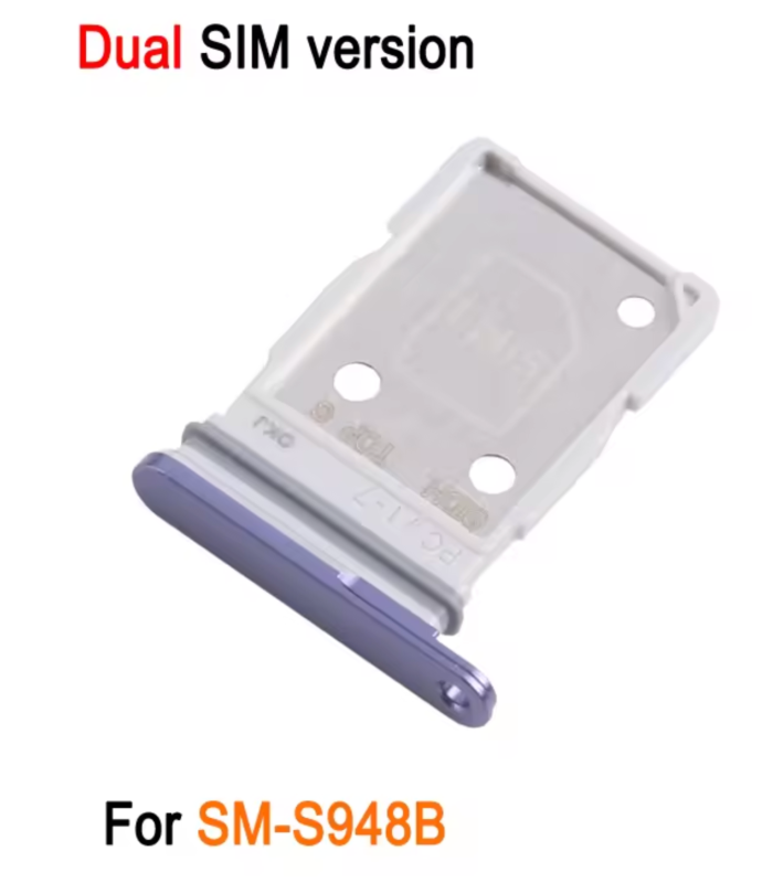 for Samsung Galaxy S26 Ultra SM S948B Dual SIM Card Tray Simtray Simcard Purple