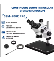 SOPTOP SZM-7060 PRO Continuous Zoom Trinocular Stereo Microscope 7-60X