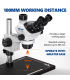 SOPTOP SZM-7060 PRO Continuous Zoom Trinocular Stereo Microscope 7-60X