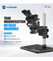 SUNSHINE M9T-B11 Trinocular Microscope 6-45X Zoom 0.5CTV Interface Black colour