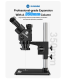 SUNSHINE M9T-B11 Trinocular Microscope 6-45X Zoom 0.5CTV Interface Black colour