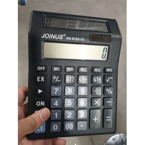 Large Dual Double DISPLAY solar CALCULATOR EASY PRESS