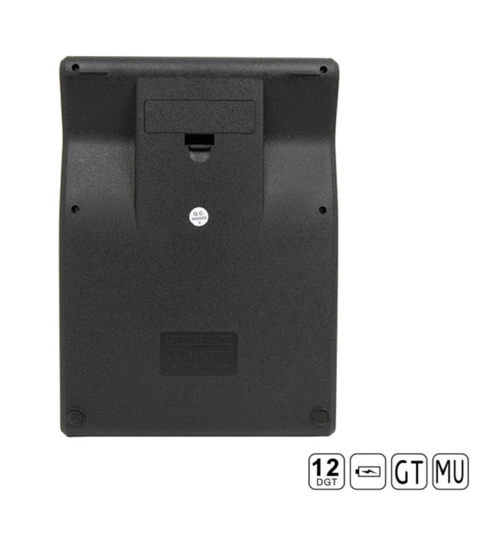 Large Dual Double DISPLAY solar CALCULATOR EASY PRESS