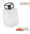 IPA, Chemical Liquid Press Pumping Dispenser White Empty Bottle