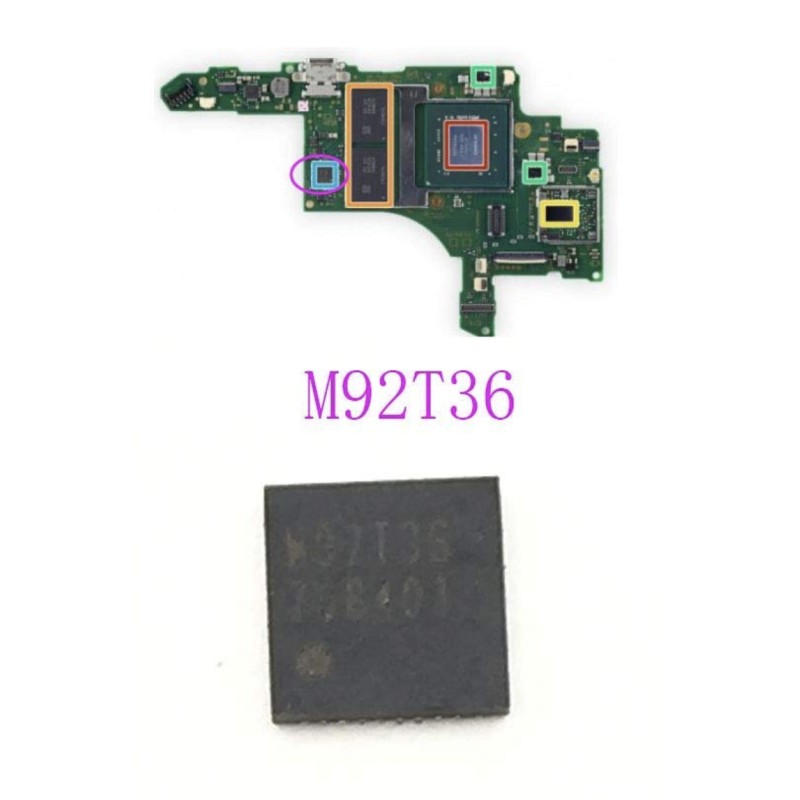 power IC M92T36 Battery Charging IC Chip For NS Switch nintendo switch power IC M92T36 Battery Charging IC Chip For NS Switch nintendo switch