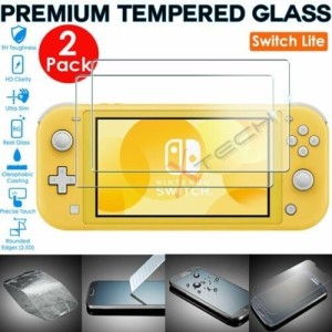 2 Pack Nintendo Switch Lite Console Tempered Glass  Screen Protector