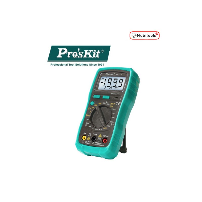 Proskit MT-1210 3½ 1999 count Digital Multimeter Test Instruments LCD Proskit MT-1210 3½ 1999 count Digital Multimeter Test Instruments LCD