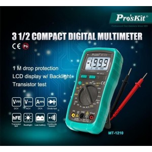 Proskit MT-1210 3½ 1999 count Digital Multimeter Test Instruments LCD