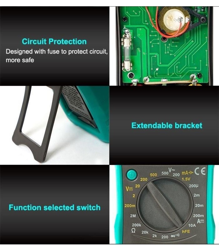 Proskit MT-1210 3½ 1999 count Digital Multimeter Test Instruments LCD