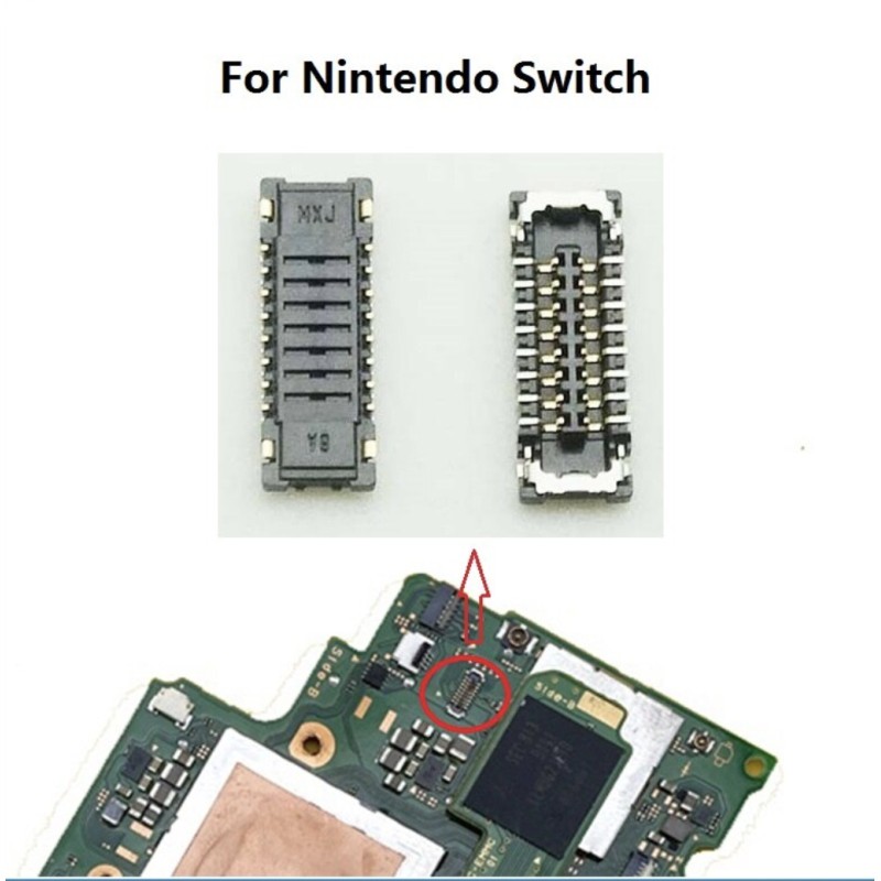 Micro SD Card Reader 16 Pins FPC for Nintendo Switch - pulled off board Micro SD Card Reader 16 Pins FPC for Nintendo Switch - pulled off board