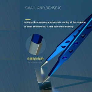 MECHANIC AAC-14 Straight Head Stainless Steel Ultra Precision Tweezer Tool