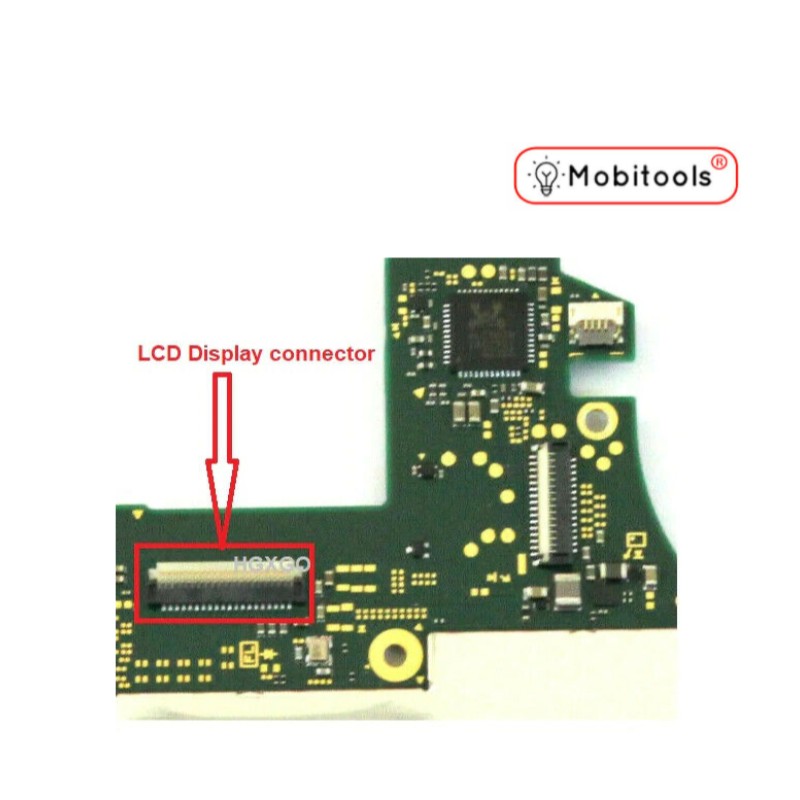Nintendo Switch Lite LCD Ribbon Cable ZIF Socket FPC - Pulled Nintendo Switch Lite LCD Ribbon Cable ZIF Socket FPC - Pulled