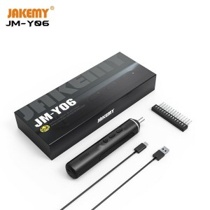 Jakemy JM-Y06 Electric Cordless Rechargeable Screwdriver 170 RPM 4 LED