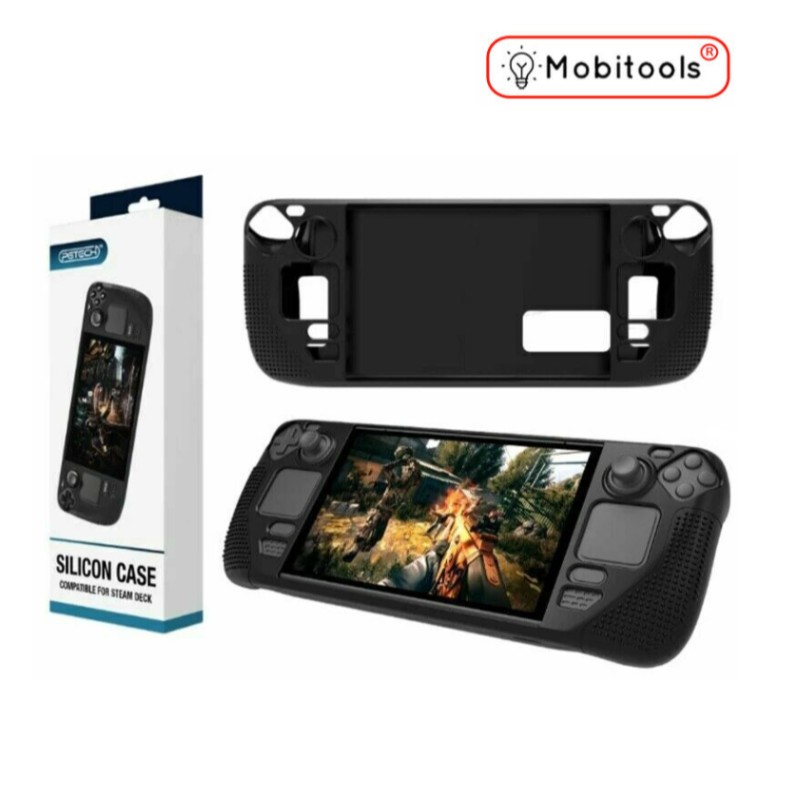 Black Silicone Protective Shell Case Cover For Valve Steam Deck Console Black Silicone Protective Shell Case Cover For Valve Steam Deck Console