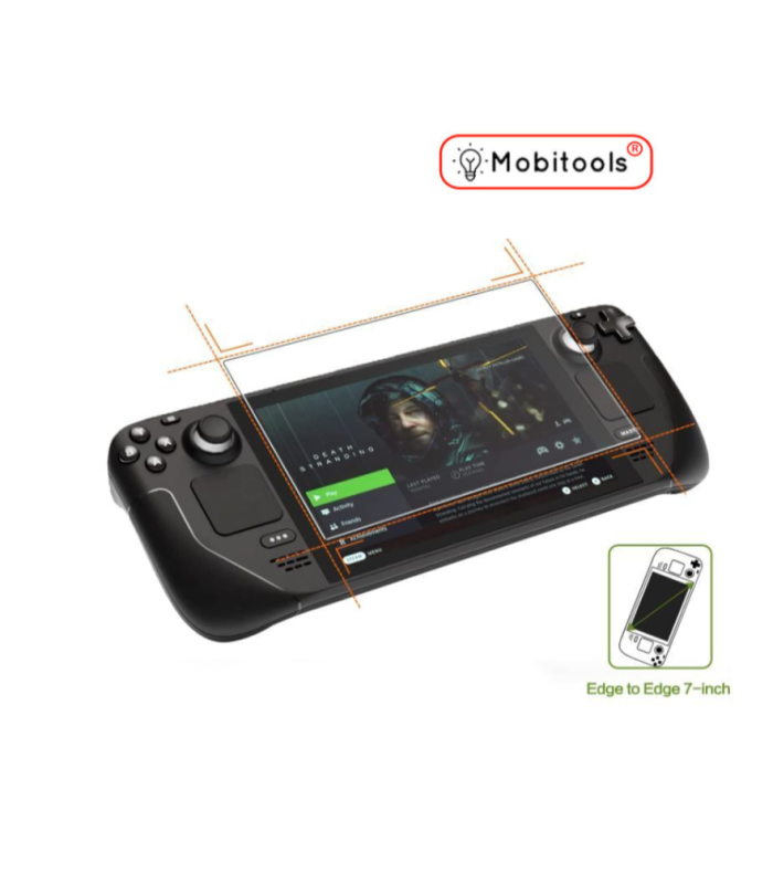 2 Pcs Valve Steam Deck Console Tempered Glass Screen Protector