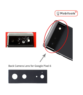 Google Pixel 6 Rear Back Camera Glass Lens + Adhesive