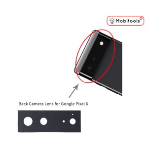 For Google Pixel 6   Rear Back Camera Glass Lens + Adhesive