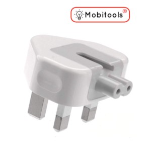 3- PIN UK Plug Duckhead Power Adapter with FUSE compatible with MacBook