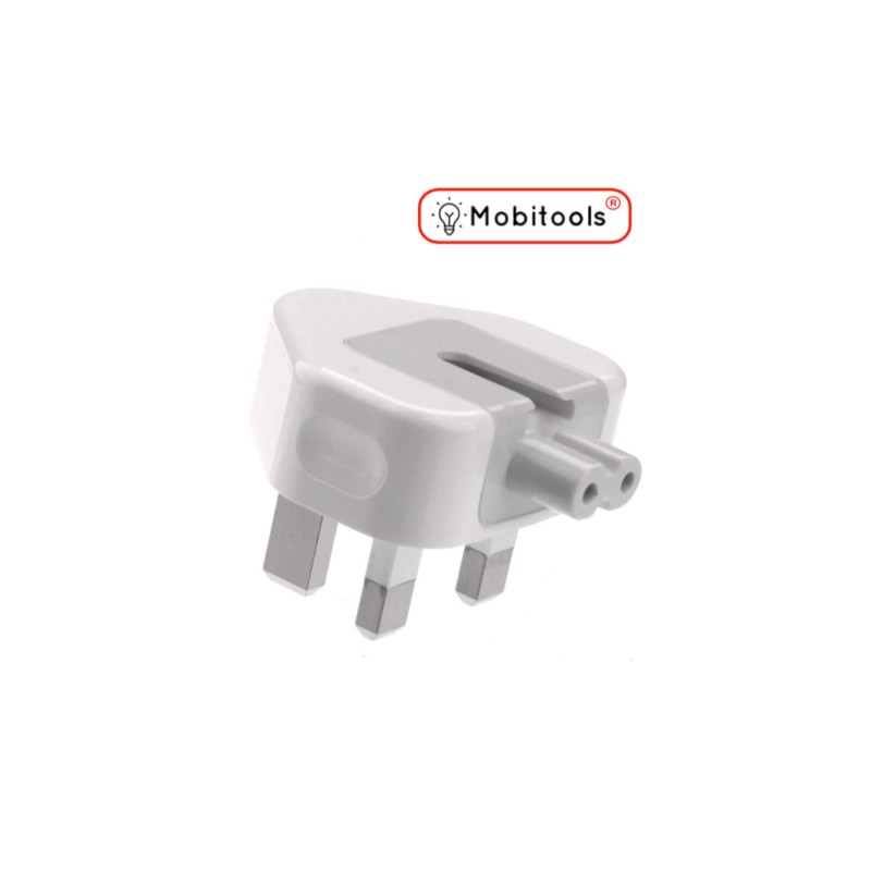 3- PIN UK Plug Duckhead Power Adapter with FUSE compatible with MacBook 3- PIN UK Plug Duckhead Power Adapter with FUSE compatible with MacBook
