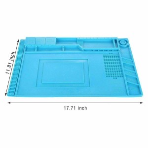 Heat Insulation Silicone Pad Mat For Repair Magnetic Heat Solder