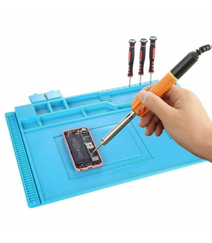 Heat Insulation Silicone Pad Mat For Repair Magnetic Heat Solder