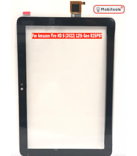 Amazon Fire HD 8 (2022) 12th Gen R2SP8T lens Touch Screen Digitizer