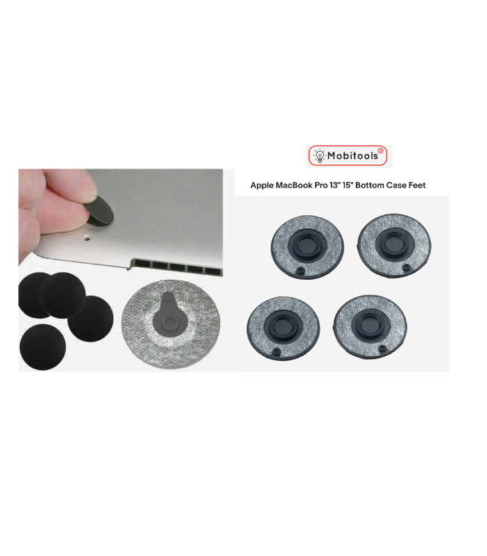 Apple MacBook Pro 13 15 Bottom Case Replacement Kit Set of 4 Feet