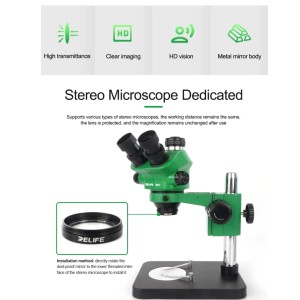 Relife M-25 Microscope Dustproof Protective Lens