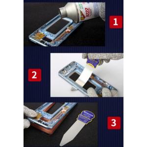 Mechanic X8 Curved Pry 0.1mm High Toughness Steel Phone Glued LCD Opening Tool