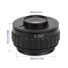 C-Mount Lens 0.35X CTV Adapter for Trinocular Stereo Zoom Microscope