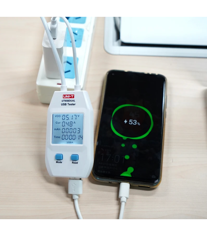 UNI-T UT658C Series USB Power Meter Digital Voltage Tester