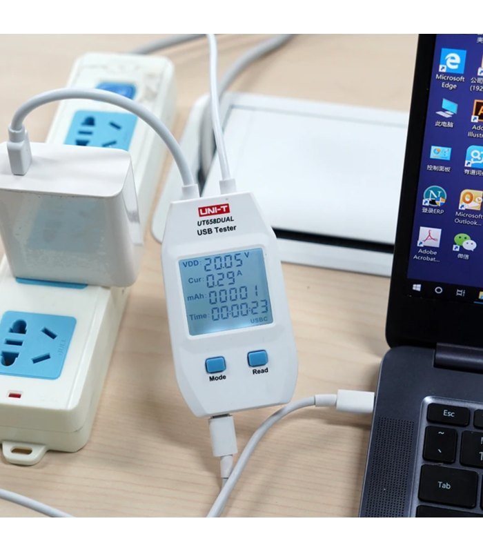UNI-T UT658C Series USB Power Meter Digital Voltage Tester