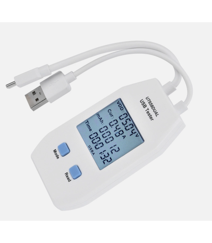 UNI-T UT658Dual Series USB Power Meter Digital Voltage Tester