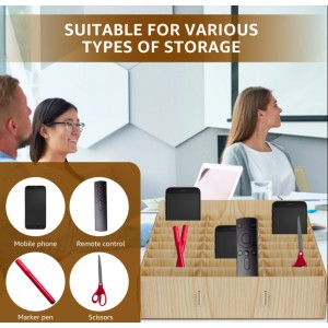 48 slots Mobile Phone Storage Box Compartment Holder Shop Store Display Ply wood Retail