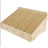 60 slots Mobile Phone Storage Box Compartment Holder Shop Store Display Plywood Retail